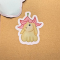 Spring Watercolor Bunny Sticker