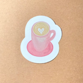Pink Latte Sticker