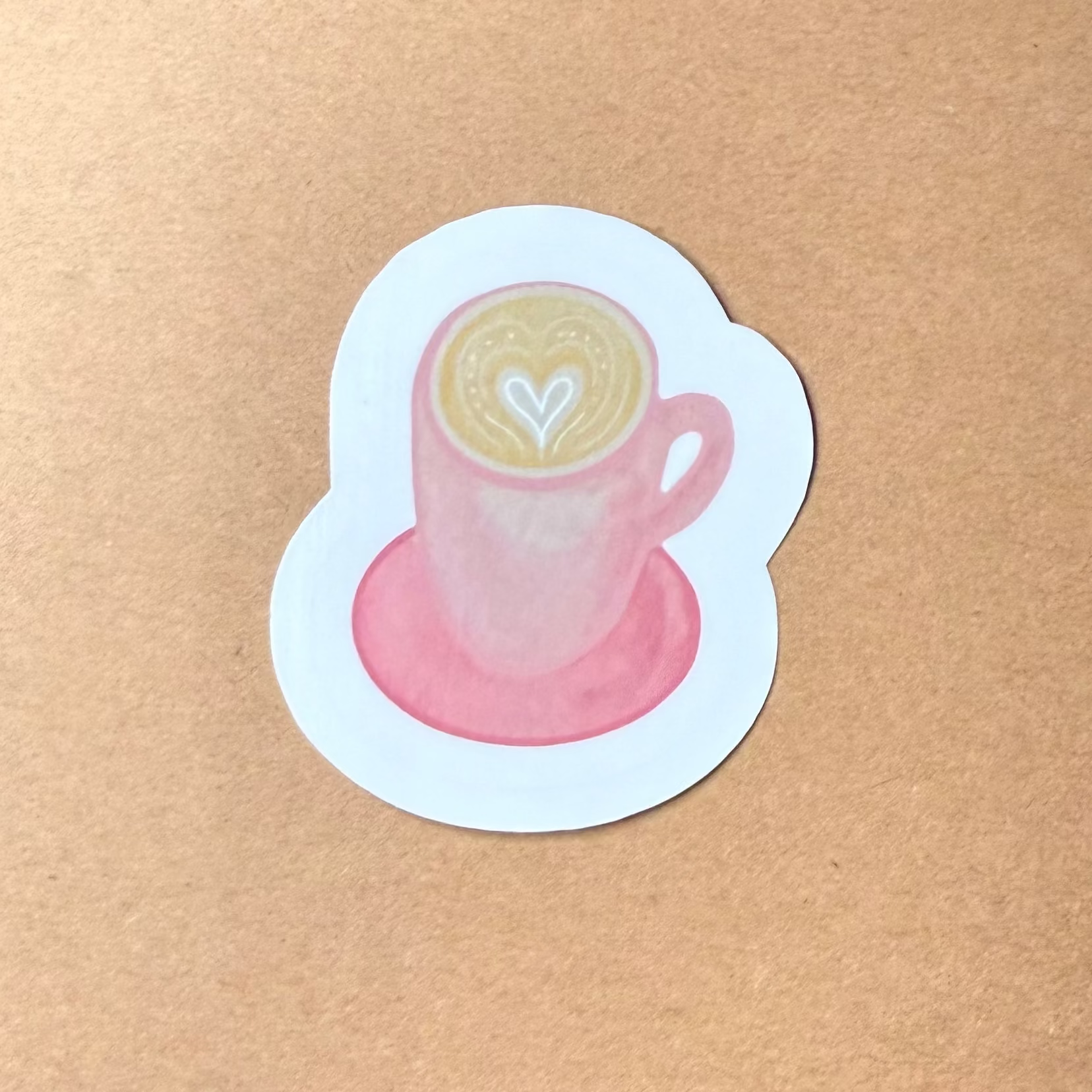 Pink Latte Sticker