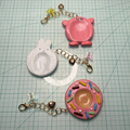 Polymer Clay Worry Stone Keychain