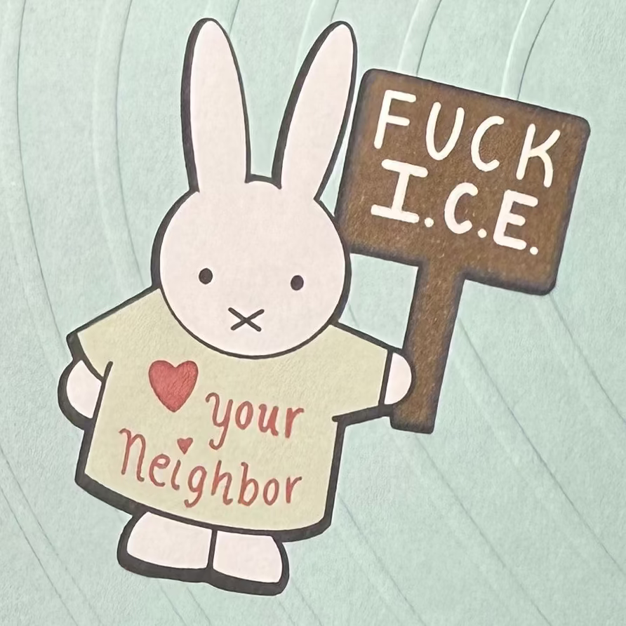 Anti-ICE Matte Sticker
